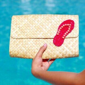 Applique Clutch Bag Islander